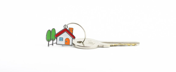 House shaped keychain