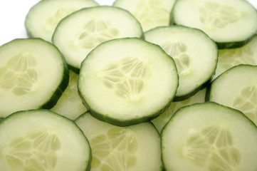 Fototapeta premium Sliced Cucumber
