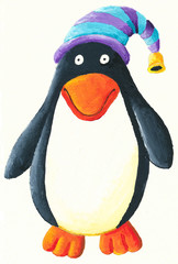 Cute Penguin with hat © andreapetrlik