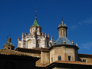 Fototapeta na wymiar Cimborrio de la Catedral de Teruel