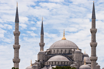 Fototapeta na wymiar Blaue Moschee, Istanbul, Türkei