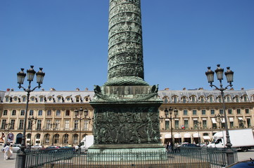 La place Vendome Paris