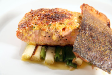 grilled salmon fish