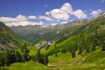 Fototapeta na wymiar Obergurgl - Ötztal - Austria