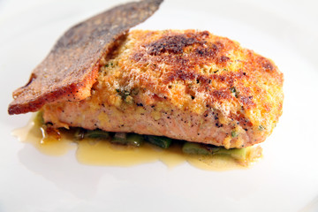 grilled salmon