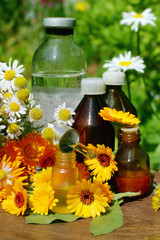 flower essential oil and tincture