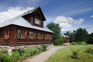 old wooden russian house