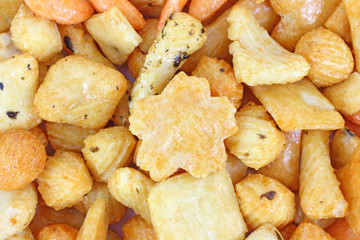 Rice cracker mix