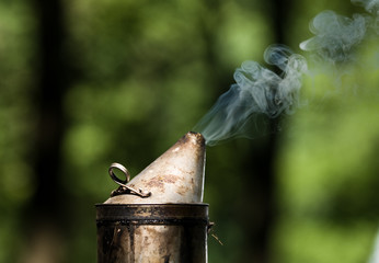 Fototapeta premium Smoker Beekeepers