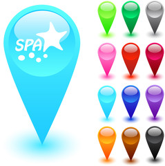 Spa button.