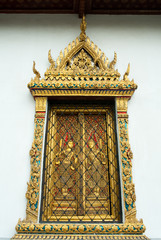 Window decoration in Thai style