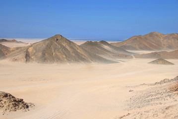 Fototapeta na wymiar Egipt pustynia
