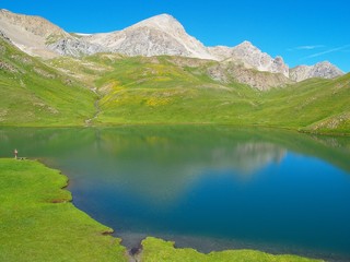 Lac sous sommets