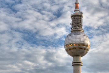 Naklejka premium Fernsehturm am Alexanderplatz