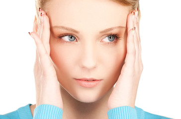 unhappy woman