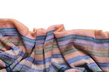 Colored Striped Fabric Background