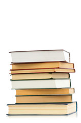 books isolated on white