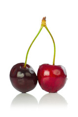 Cherry isolated on white background