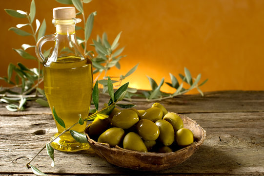 olive with oil- olive con olio