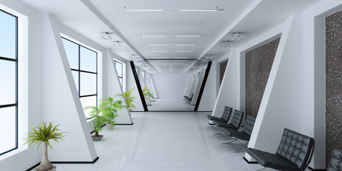 Modern interior of a room