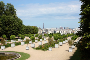 Vue sur Paris depuis le Parc de Saint Cloud