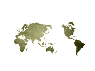 world map vintage artwork