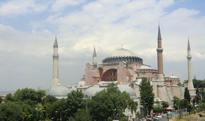 Fototapeta na wymiar Hagia Sophia, Museum für Islam und Christentum