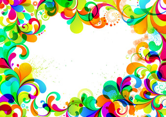 EPS10. A4 format. Fully editable background.