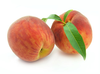 Ripe  and sweet peaches