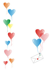 Plakat Heart balloons