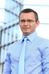 Fototapeta premium Young businessman