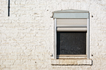 Obraz na płótnie Canvas Old brick wall and window