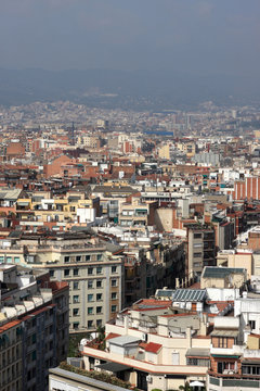 Residential district in Barcelona