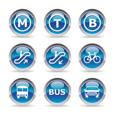 Icônes transports urbains