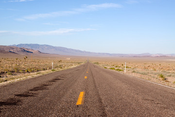 Fototapeta na wymiar Desert road