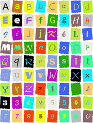English alphabet