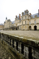 Fototapeta na wymiar Palace Fontainebleau, Île-de-France, France
