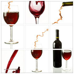 wine collage