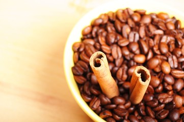 coffee and cinnamon
