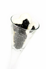 Brombeeren im Glas