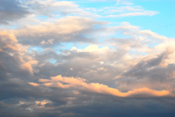 beautiful evening sky