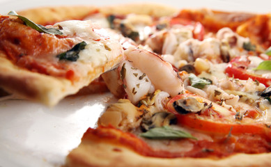 pizza seafood