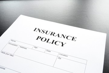 Obraz premium insurance policy
