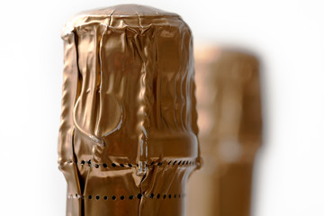 Unopened Champagne Close Up