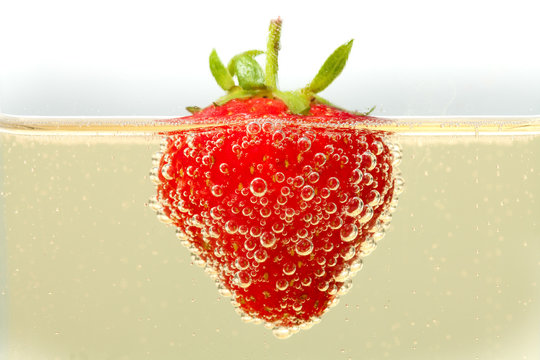 Strawberry In Champagne