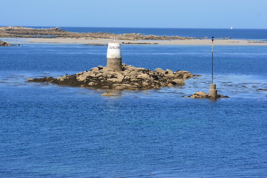 La c&ocirc;te aux abords de Roscoff (Bretagne, Finist&egrave;re)