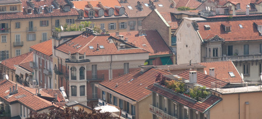 Rooftops in Torino Italy