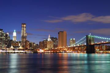 Obraz na płótnie Canvas Brooklyn Bridge, Manhattan, New York City