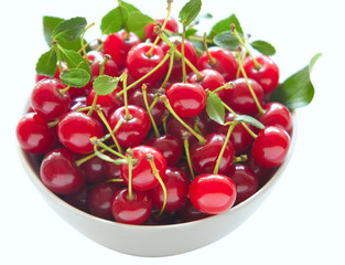 Cherries in a bowl