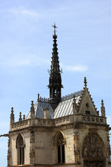 Fototapeta na wymiar Saint Hubert gotycka kaplica, Amboise, Francja